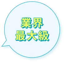 業界最大級